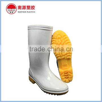 White PVC Gum Boots, PVC Boots, Food Industry Boots