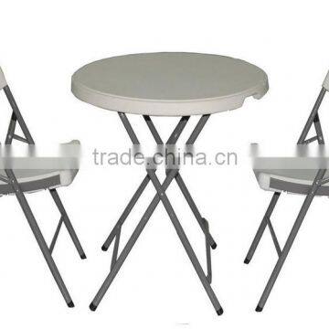 PP Table Round Small Folding Iron Table Bar Cocktail Plastic Tables for Wholesale YPP16 photo-3