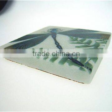 2014 Newly Designed Marble Drink Coaster Thirsty Stone Coaster With Cork Piece photo-5