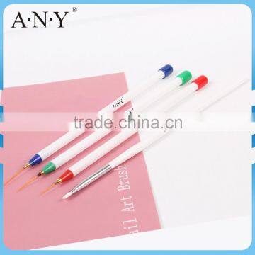 ANY Nail Beauty Design Cheap 4PCS Plastic Art Nail Brushes Set Kit