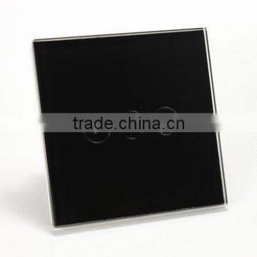 Newest Design 3 Gang 1 Way Wall Light Touch Switch With LED Indicator photo-2