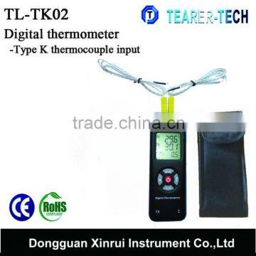 High accuracy dual temperature thermometer Type K thermocouple TL-TK02