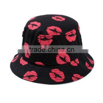 Nylon Print Bucket Hat