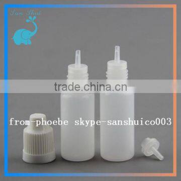 pe Plastic Bottle for Ejuice 30ml e Liquid Bottle With pe Nail Polish Bottle Red Child Proof and Tamper Proof Cap photo-2