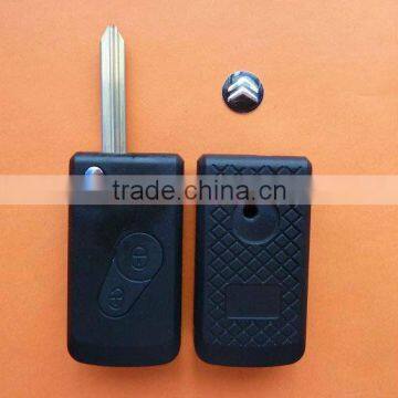 Citroen 2 button modified folding remote key blank & blank key & key shell