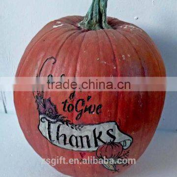 Chinese Factory produce various handicrafts ornament pumpkin polyresin pumpkin Simulation pumpkin Halloween Pumpkin