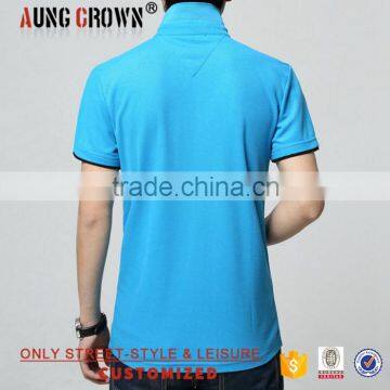 Custom Made T-Shirts Men Polo Soft 100% Cotton Cheap Blank photo-2