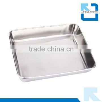 Stainless Steel Rectangular Towel Tray & Serving Tray photo-5