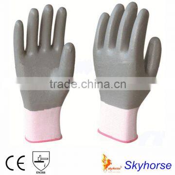 Polyester Shell Nitrile Coated Glove protection gloves