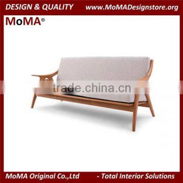 MA-MD229 Classic Design Wood Living Room 3 Seater Sofa