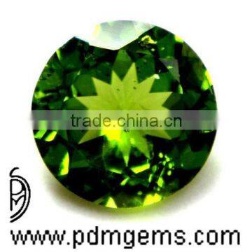 Peridot Round Cut Faceted For Finger Rings From Wholesaler