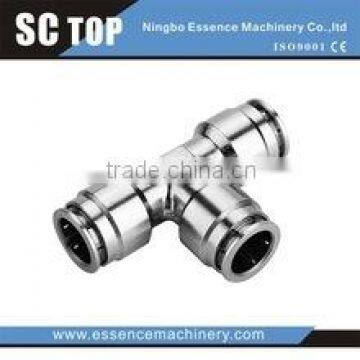 High quality pneumatic fitting push fit fitting copper material fitting pipe fitting