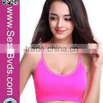 Rosy Full Support Ladies Racerback Top Athletic Vest Yoga Bra in China