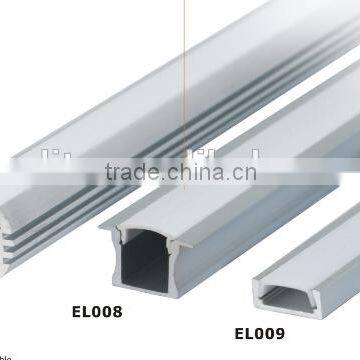 2015 IP67 milky 10mm PCP width waterproof linear aluminium led profile