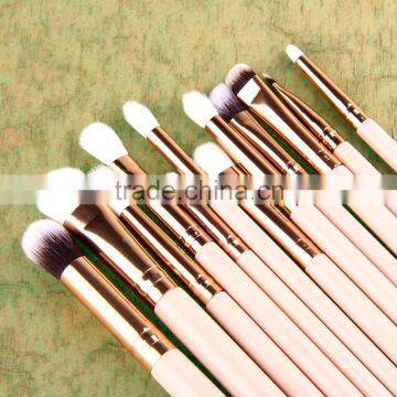 12pcs Rose Gold Cosmetic Natural Brush Set Eyeshadow Makeup Kit Most Popular photo-2