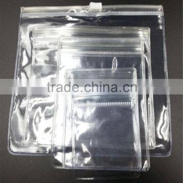 Direct manufacturer clear plastic zipper pvc document bag