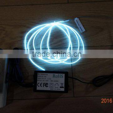 Super luminance 2.6mm white EL WIRE For AC110V-240V 25M-35M EL INVERTER