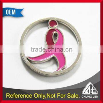 Wholesale bulk metal soft cloisonne laser euro custom trolley token