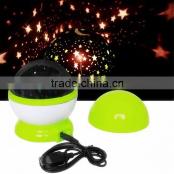 High quality Rotation projector lamp/Star Sky Romantic Night Projector Light/ Rotating luminous Dream night light.