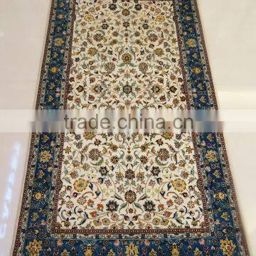 home decoration handmade silk tapestry/rug handmade silk carpet small size handmade silk persian prayer rug