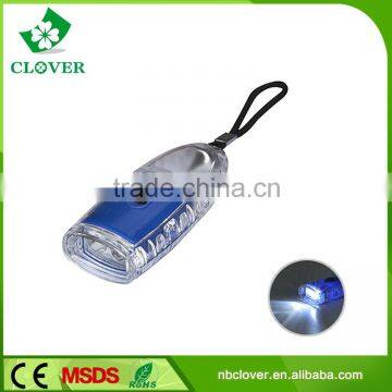 Flip the lamp PS and PP material mini led flashlight keychain