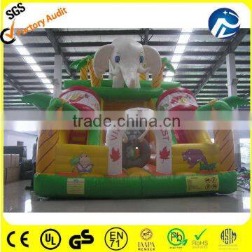 elephant forest inflatable bounce