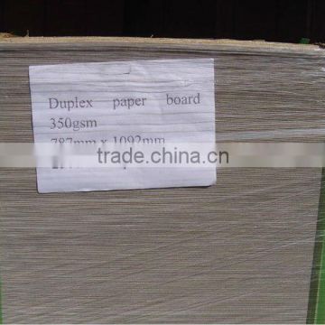 250GSM White Coated Duplex Board Grey Back