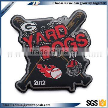 professional design Baseball Bulldogs metal lapel pin badge                        
                                                                                Supplier's Choice