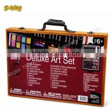 Darice 80-Piece Deluxe wood Art Set