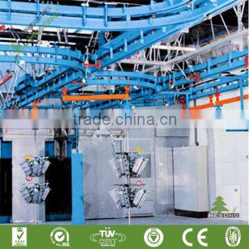 Continuous Working Overhead Rail Chain Type Shot Blasting Machine