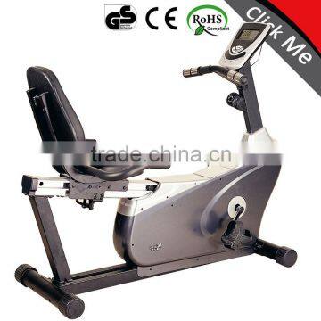 programmable recumbent elliptical exercise bike