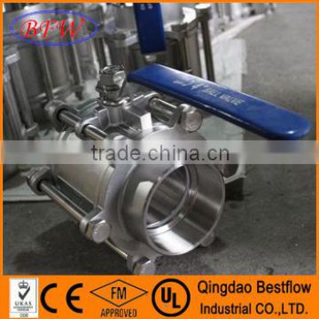 First Class 3-piece Ball Valve made in China