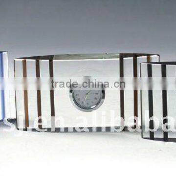 CC-065, office stationery crystal desk clock