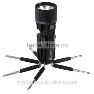 8 in 1 Multi-screwdriver Torch/Hand Tool Sets