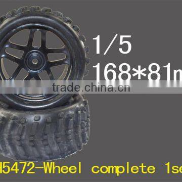 rc car wheels car 1/5 size 168*81mm