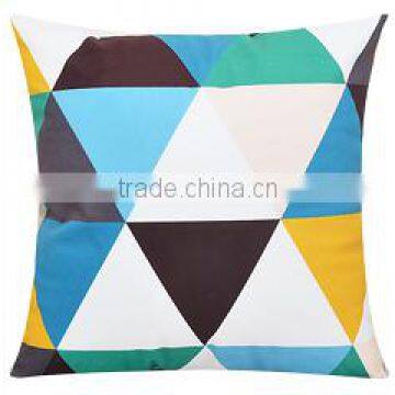 Colored Design Linen Fabric Outdoor Decorative Cushion