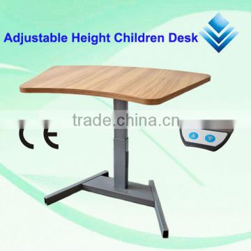 Ergonomic Single-Leg Height Adjustable Children Table, study table, school table