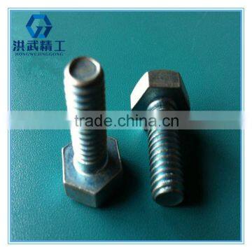 Hexagon fit bolts with long threaded dog point