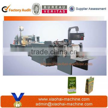 Roll Fed Block Bottom Paper Bag Making Machine