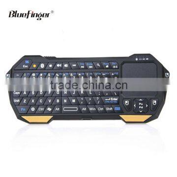 Mini wireless bluetooth keyboard with mouse touchpad for android