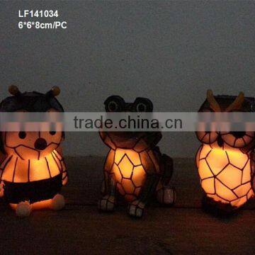 Polyresin Owl Toy Small Solar Led Lights Home Decor photo-4