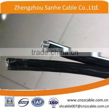 Aluminum Conductor XLPE insulation Duplex overhead ABC cable2*16mm2/2*25mm2/2*35mm2