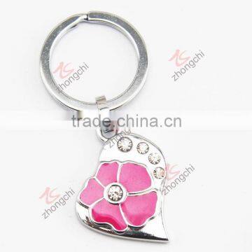 Metal enamel custom key chain
