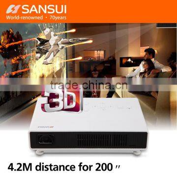 DLP 2000:1 1280*800 support HD 1080P Business & Education LED low price mini projector