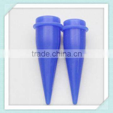 2013 New Design blue silicone body piercing jewelry ear taper