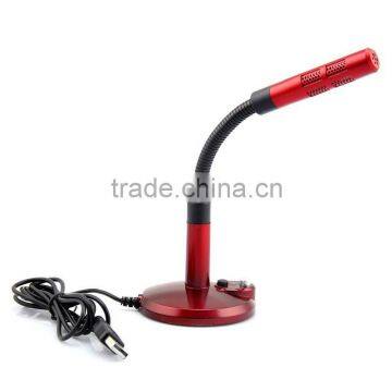 Mini USB Microphone for PC laptop Desktop Studio Microphone