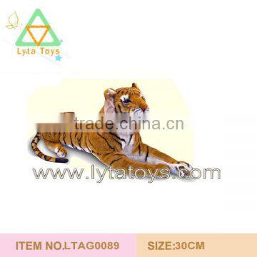 Animals Toy With Stuffed Toy Tiger