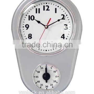 Timer kitchen wall clock