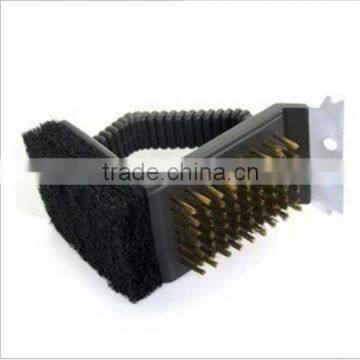 Top Sale Barbecue Grill Cleaner, Brush Cleaners, Steel Wire Sponge Trowel Set Kitchen Tools photo-2