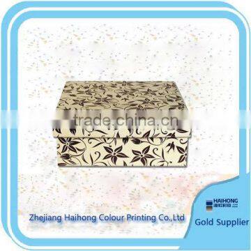 Paper gift box with colorful five-pointed star OEM high quality printing service